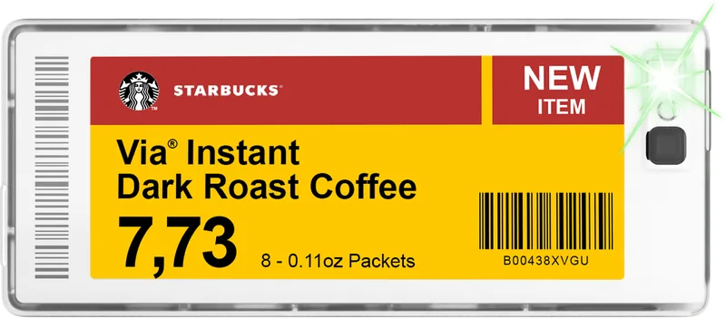 Étiquette Pricer SmartTAG Color 2.9 pouces