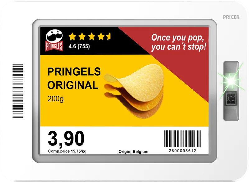 Étiquette Pricer SmartTAG Color 4.2 pouces