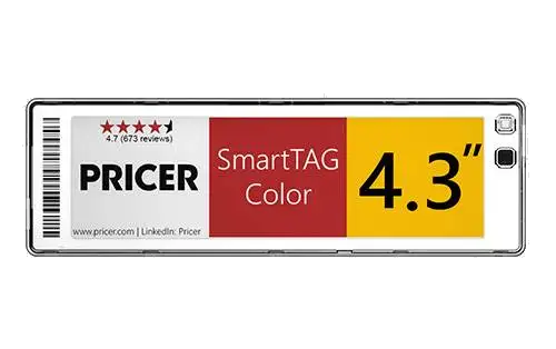 Étiquette Pricer SmartTAG Color 4.3 pouces