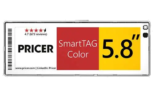 Étiquette Pricer SmartTAG Color 5.8 pouces